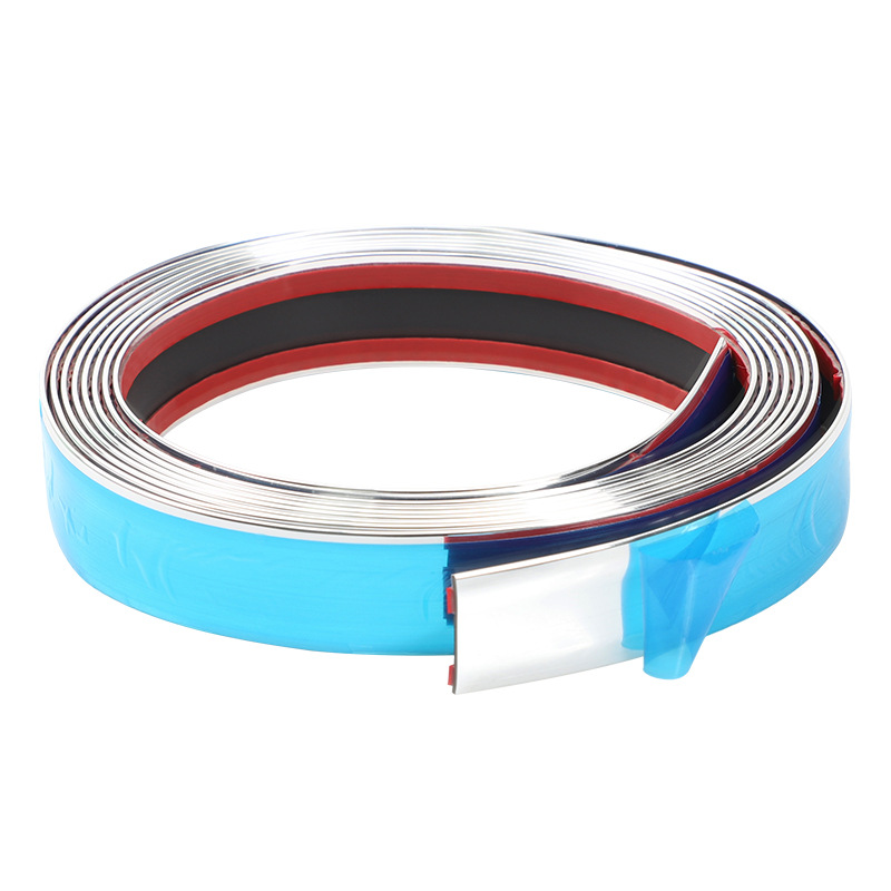 Car trim strip body bright strip car window universal electroplated bumper anti-scratch chrome anti-collision exterior trim door trim