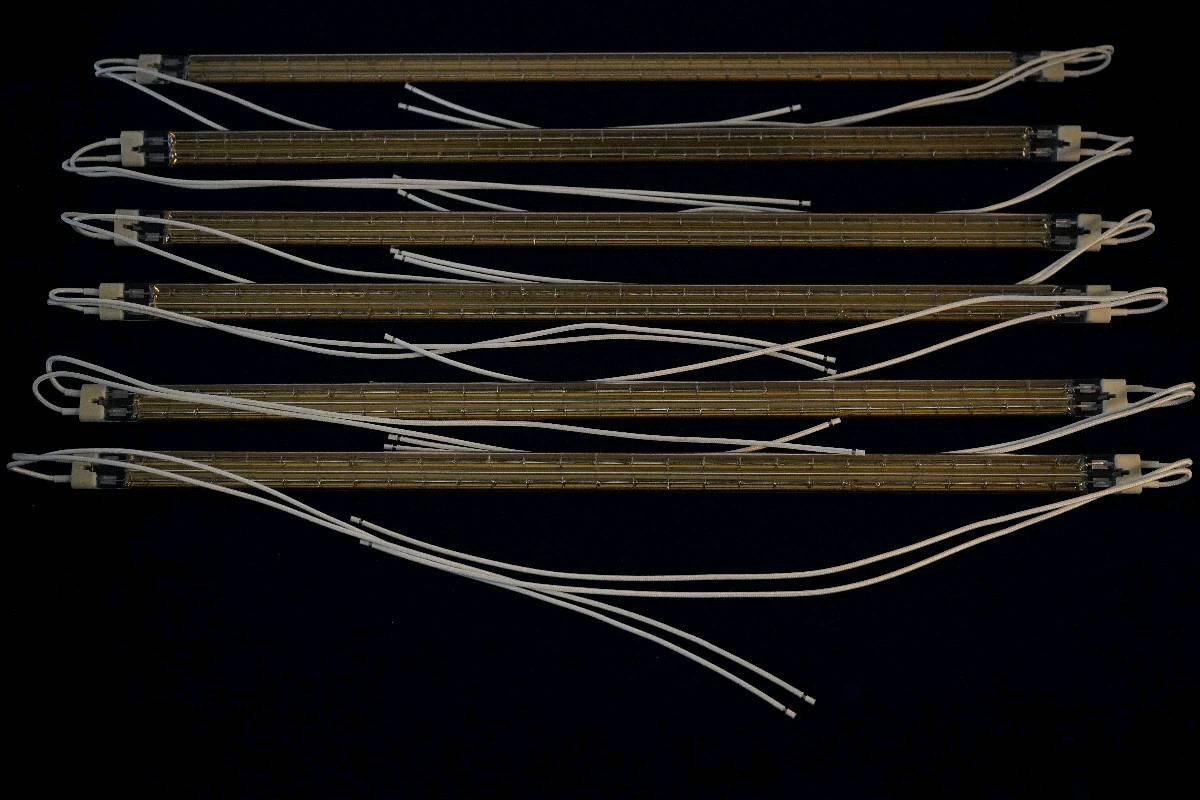 Gold Plated Big Double Tube 6200W 400V 1160