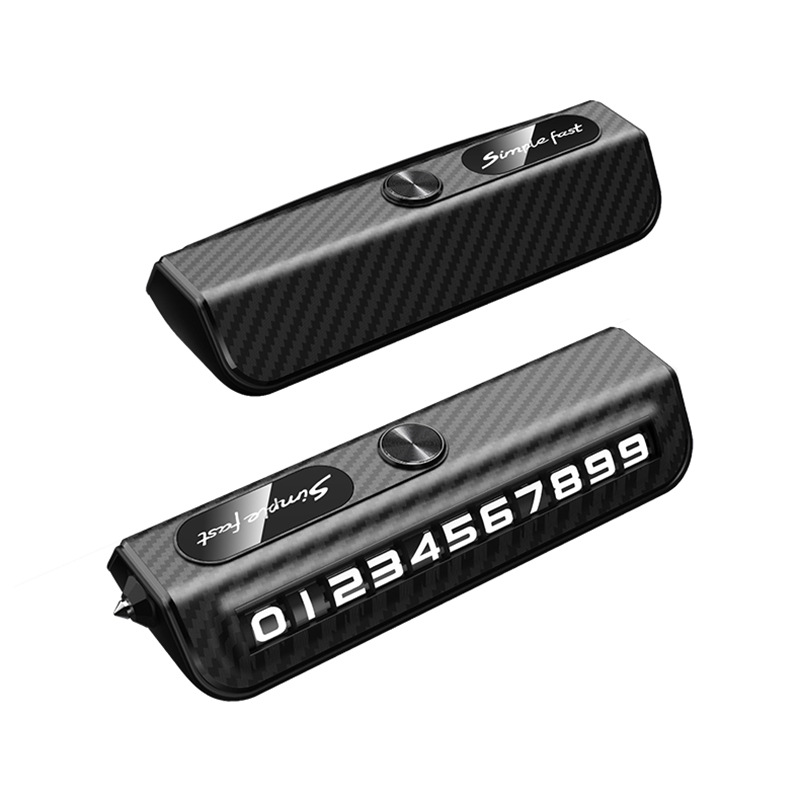 Temporary Parking Mobile Phone Phone Moving Car Number Plate Decoration Car Moving License Plate Car Window Breaking in Car Safety Hammer