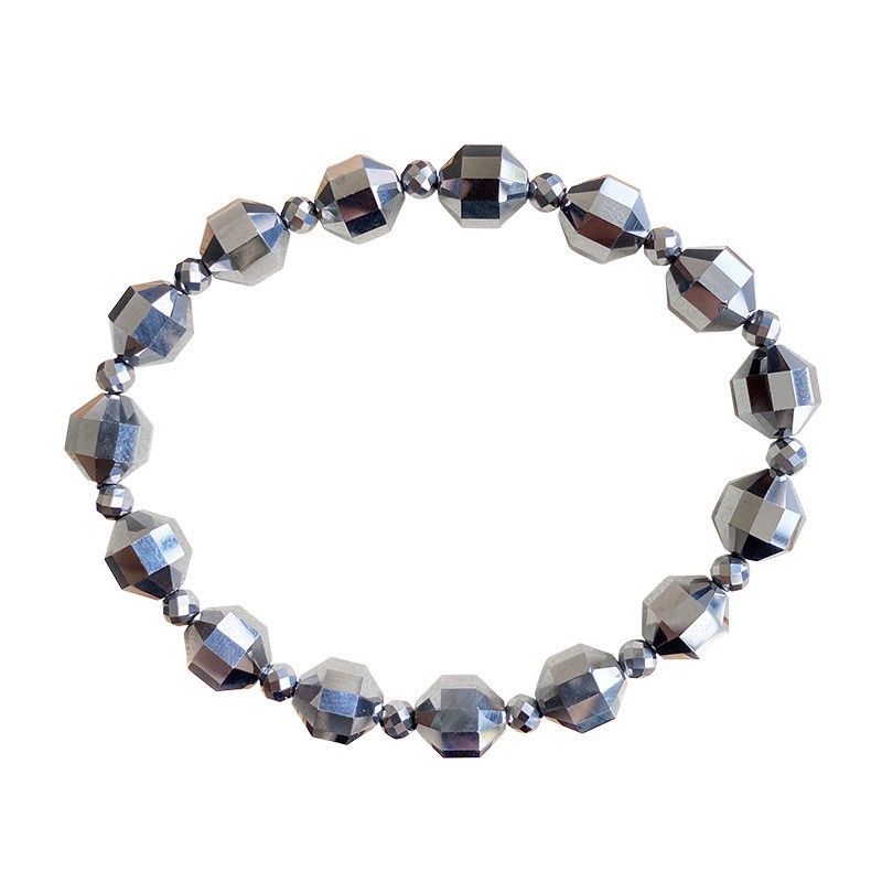 Jingyao terahertz bracelet too silica lantern beads bracelet polycrystalline silicon ore titanium hertz lovers 8mm jewelry