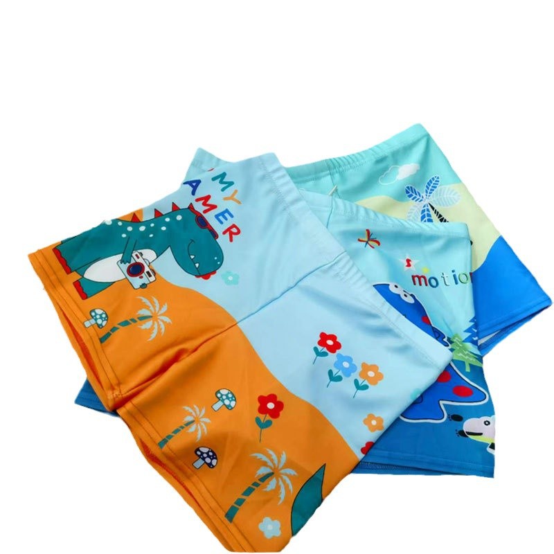 Wholesale Men's Swimming Trunks Anti-Embarrassment Boxer Beach Swimming Trunks Hot Spring Quick-Drying Loose Professional Swimming Trunks for Men