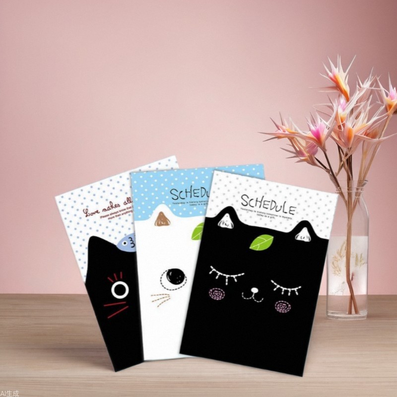 64K Horse Riding Line Notebook Notebook Small Notebook Notepad Cute Primary School Student Prize Portable Notebook
