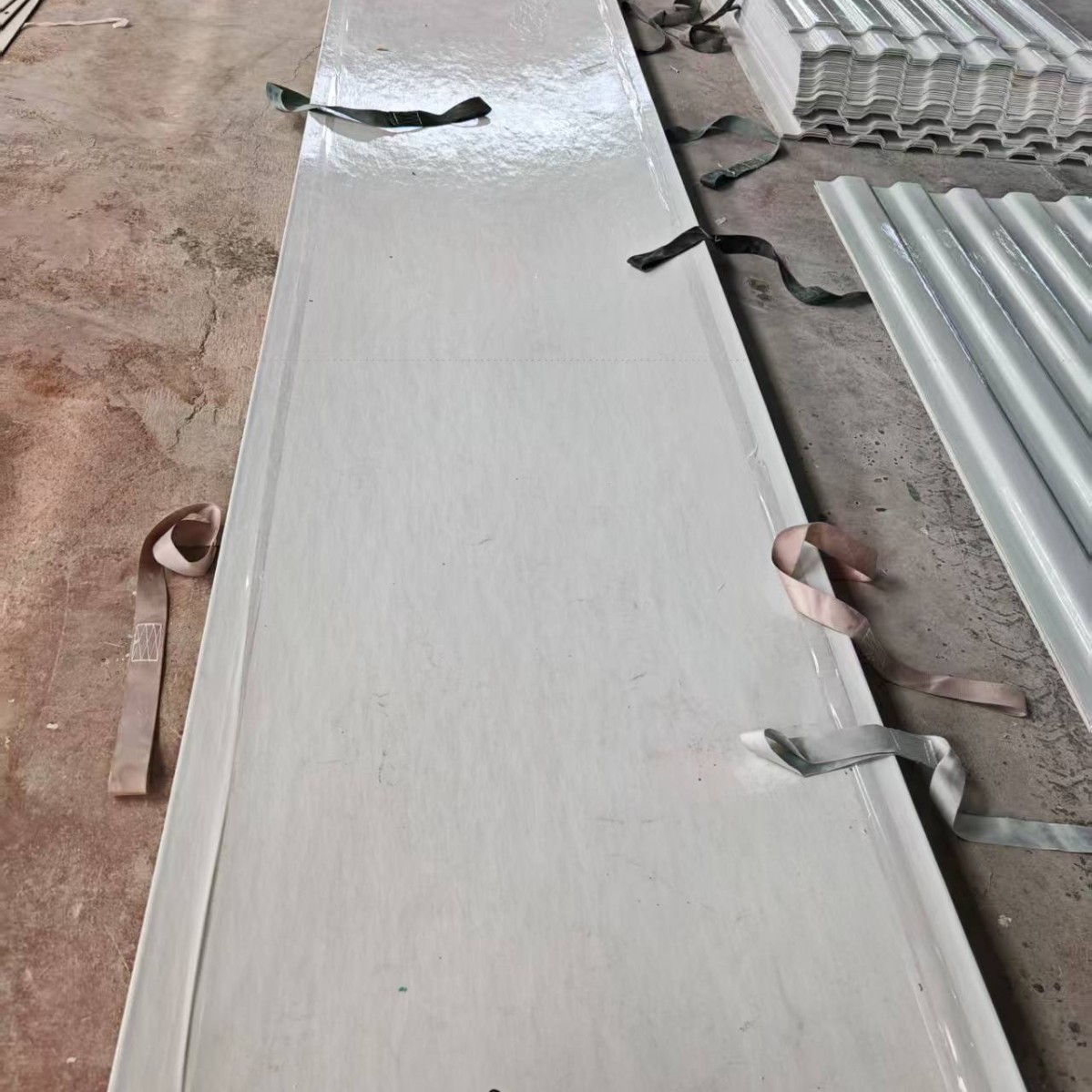 Frp Lighting Board Translucent Resin Fiber Tile Plastic Canopy Garage Fiberglass Tile Sunlight Flat Panel Lighting Tile