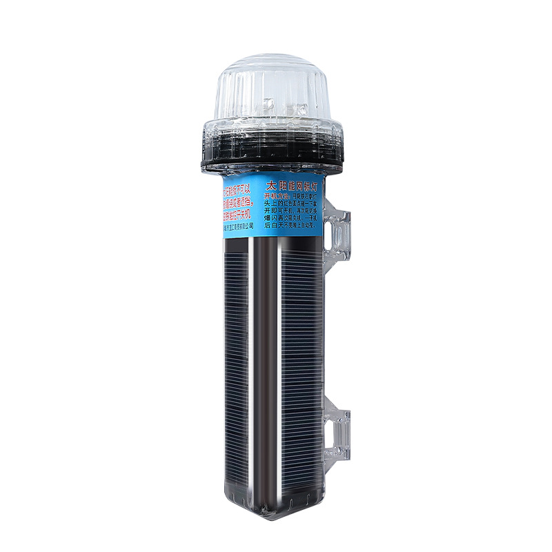 High-brightness three-color lamp signal lamp fishing boat solar lamp buoy net marker lamp is always bright flashing waterproof marine flashing lamp