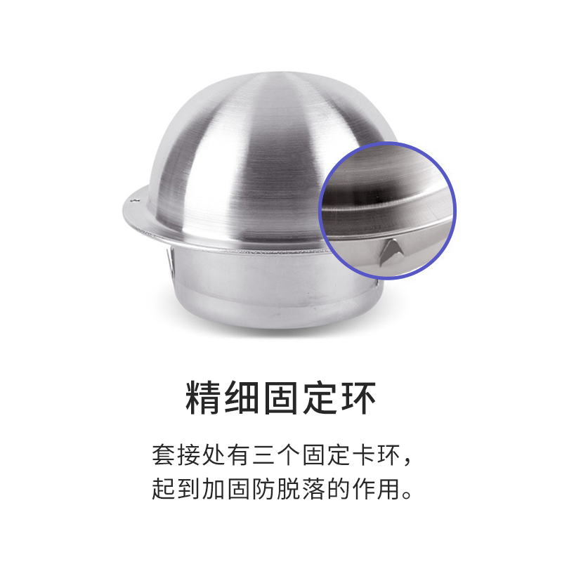 Exhaust fresh air system full heat exchanger stainless steel exterior wall hood ventilation ventilation rain cover air outlet Fresh Air