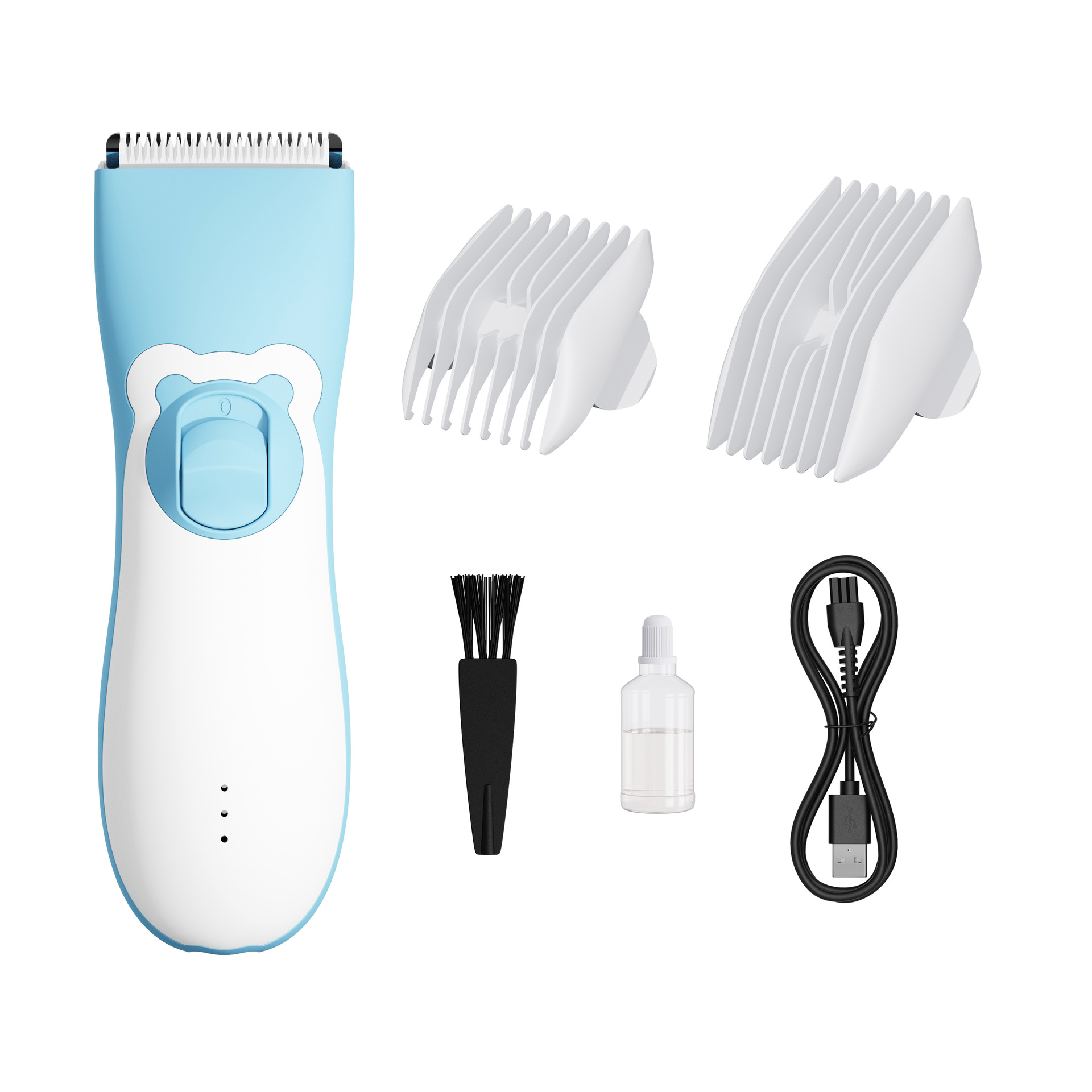 Customized Wholesale Kebao Mother and Baby 0565 Low Noise Baby Special Hair Clipper 7 Waterproof Baby Hair Suction Home
