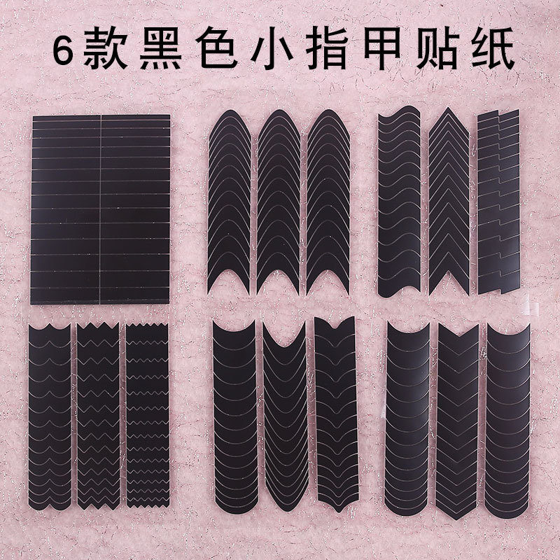 Наклейки для маникюра в японском стиле, сердечки, бабочки, медведи, французские наклейки, маленький сладкий картофель и вечерний стиль