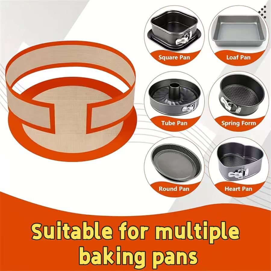 Сертифицированный силиконовый коврик для выпечки Fcm для сковород, коврик для кухни