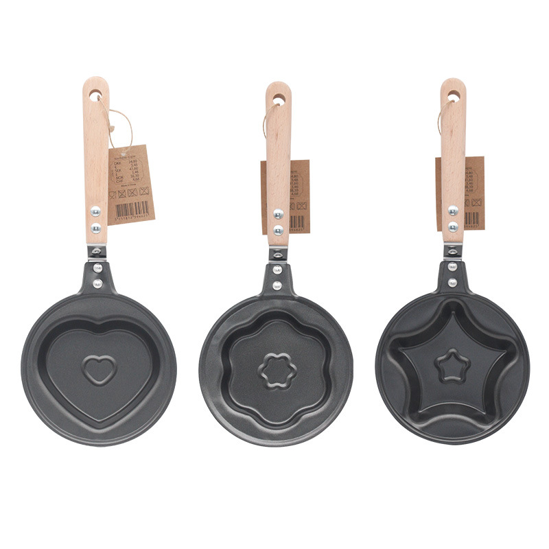 Xinmao children's mini frying pan small oil pan household creative small size non-stick pan love cartoon omelette pan wholesale