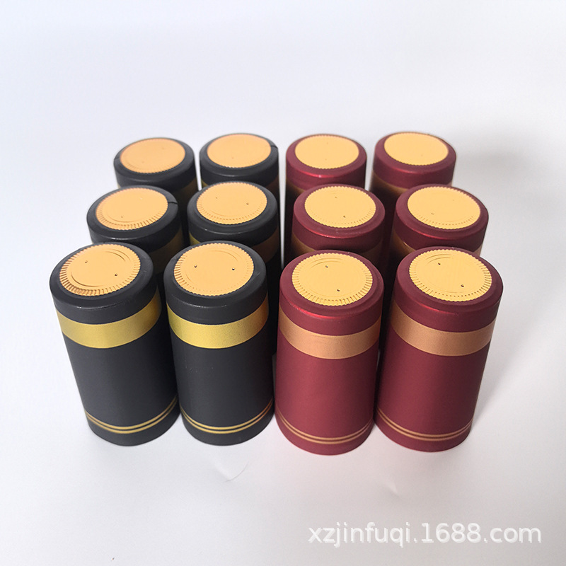 Wine bottle shrink film pvc easy-to-tear cable plastic cap cover factory wholesale wine sealing Heat Shrinkable film New