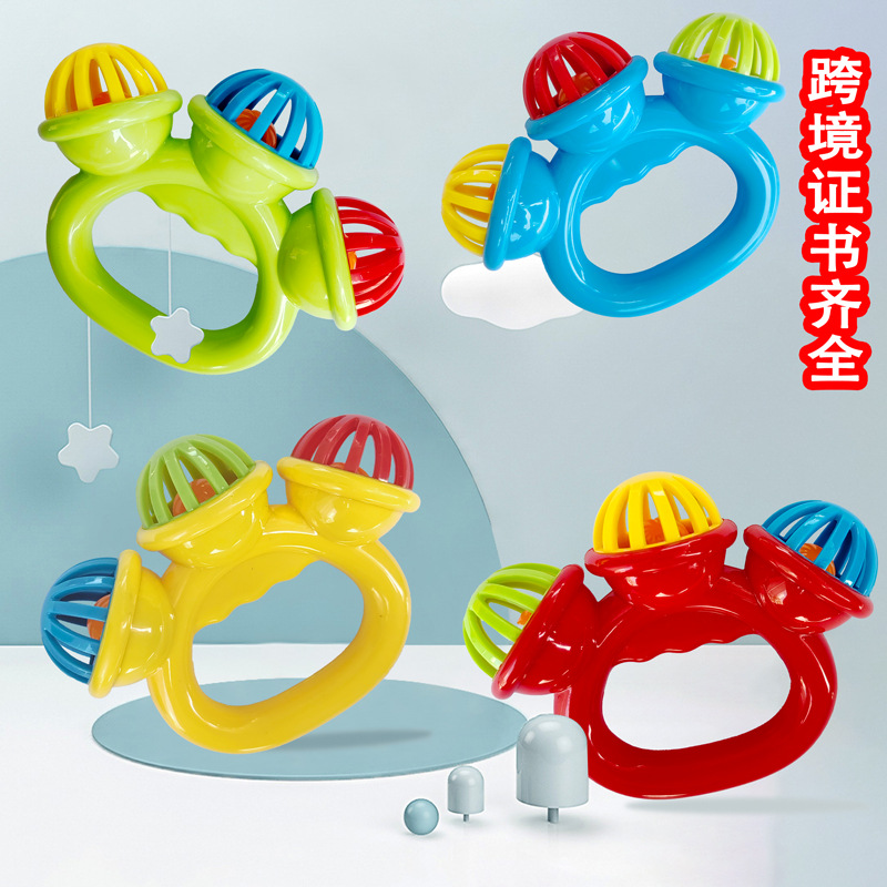 Популярная погремушка для успокоения, игрушка для детей от 0 до 3 лет