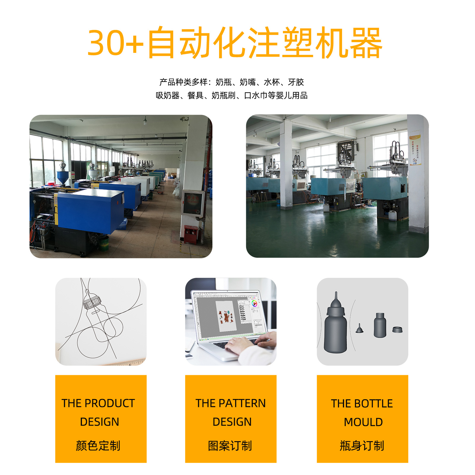 Foreign trade baby PP rebirth simulation doll special bottle wholesale 250mL factory direct wholesale PVC nipple