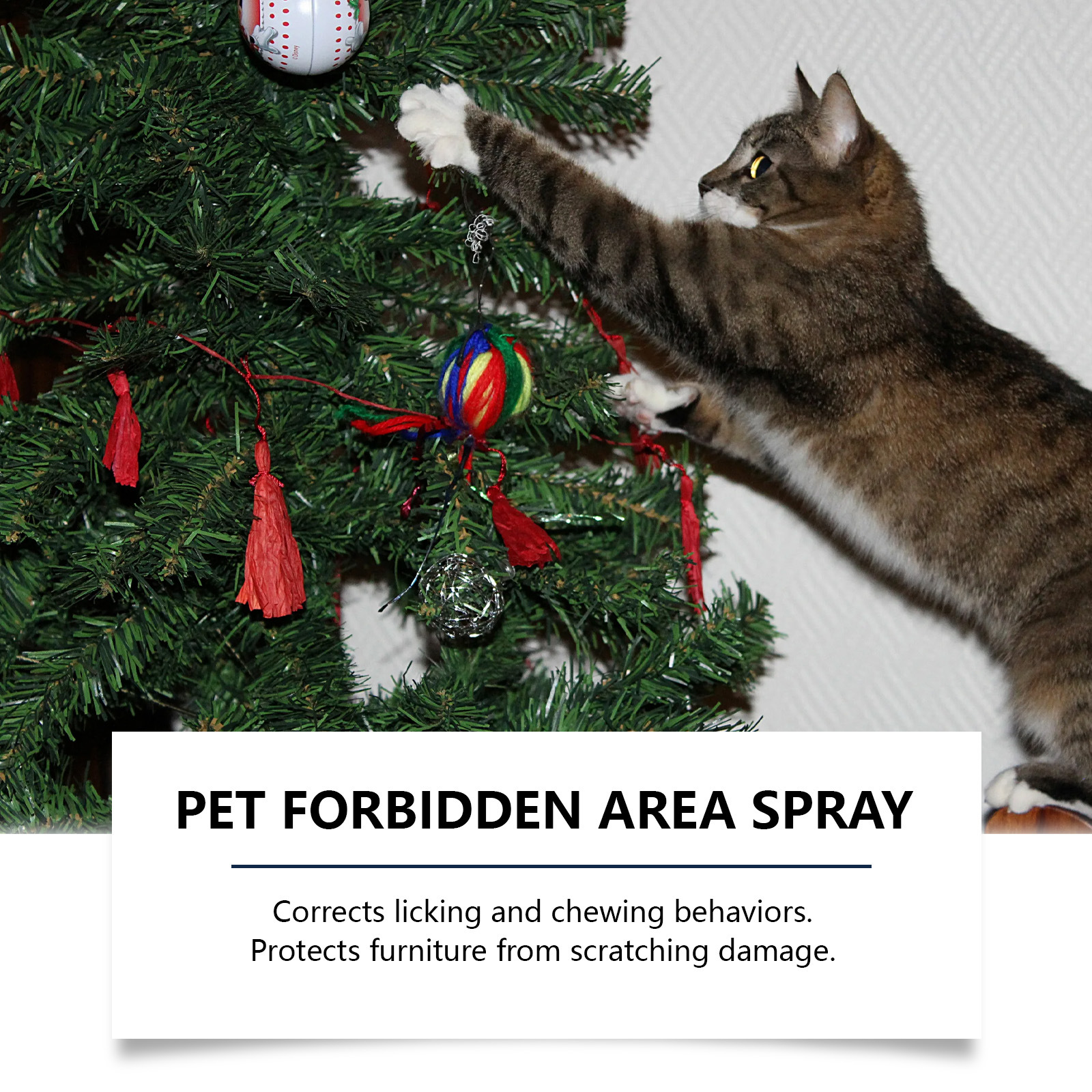Yegbong Indoor Cat Repellent Spray, Indoor and Outdoor Anti-Cat Scratching Household Anti-Urination Repellent