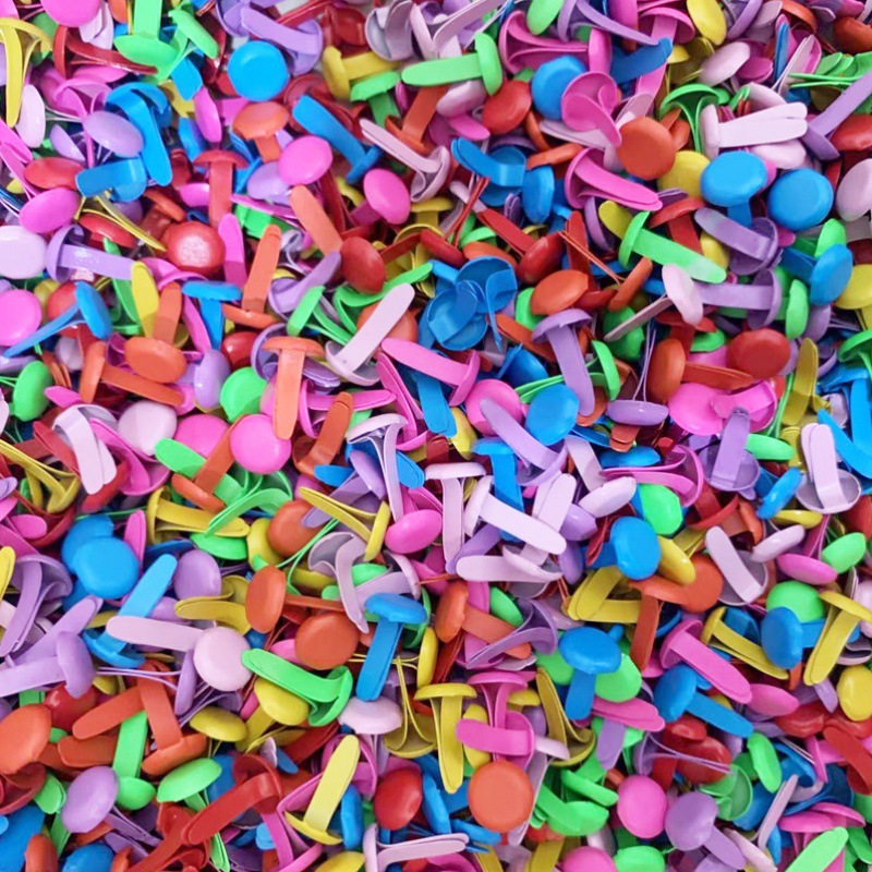 Amazon Cross-Border Best-Selling Colorful Two-Legged Nails, Two-Legged Nails, Two-Legged Nails, Children's Paper Toys, Picture Book Binding Materials