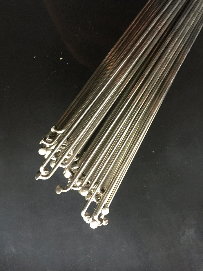 No. 14 304 stainless steel bicycle spokes 14G mountain bike spokes 14K electric car strip road bike steel wire