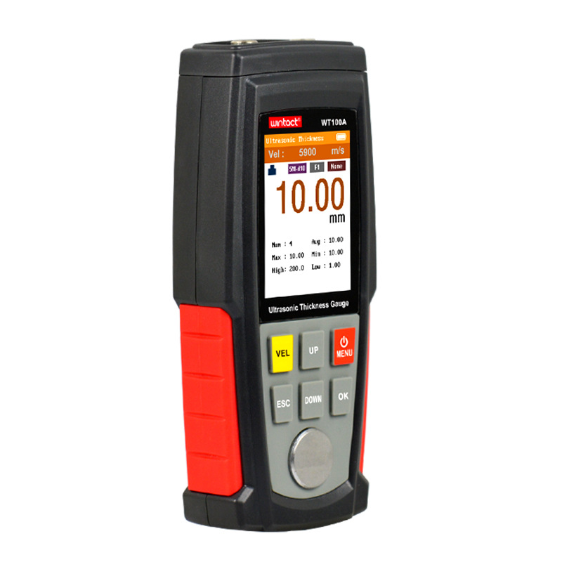 WT100A ultrasonic thickness gauge WINTACT nondestructive testing thickness measurement range: 1.00~225.0