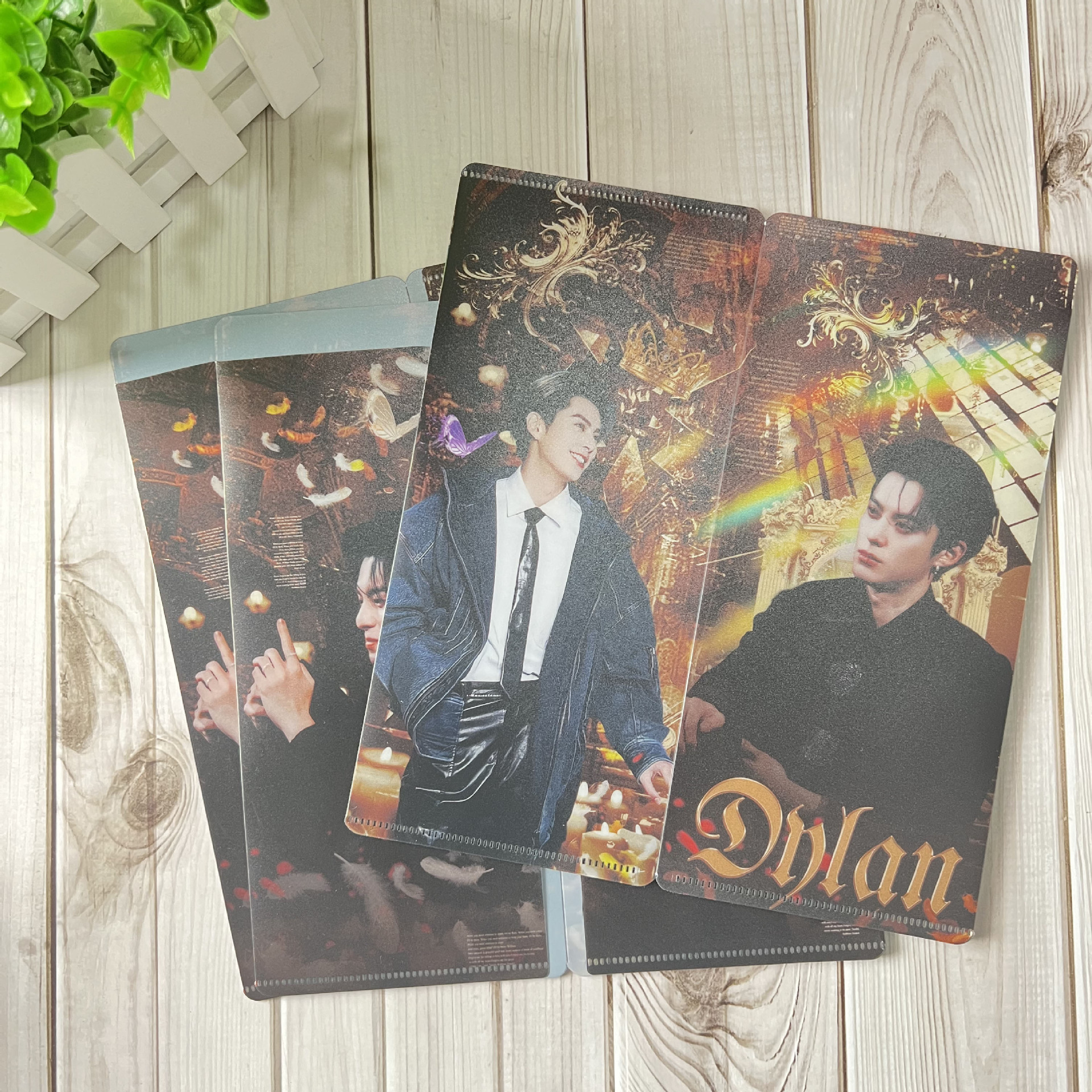 Pp Ticket Holder Customized Cartoon Star Support Concert Ticket Holder Customized Colorful Pattern Ticket Holder Printing