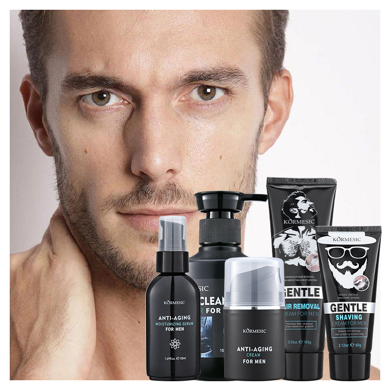 Kormesic Full English Men's Facial Cleansing Series Cleansing Lotion Cross-Border Foreign Trade Wholesale