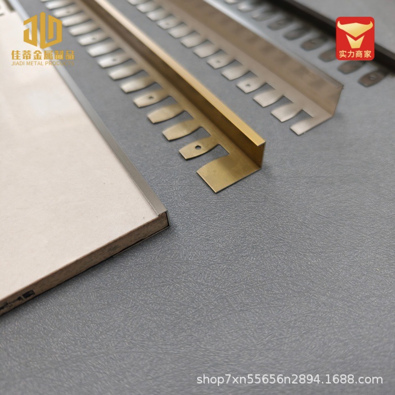 Stainless Steel Fishbone I-Shaped Edge Strips for Wooden Floors, Bendable Extremely Narrow Tile Edge Strips, Curved Edge Strips