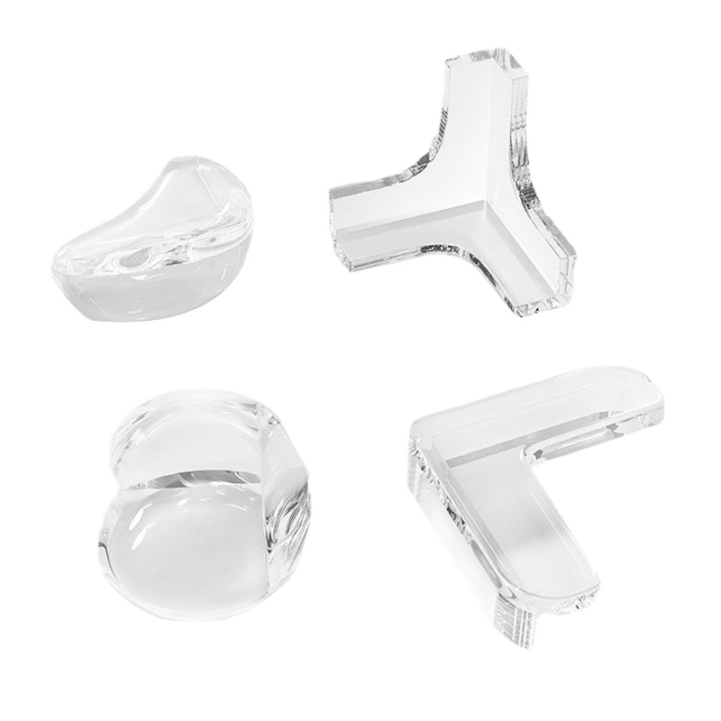 Children's Anti-collision Corner Table Corner Transparent Anti-collision Anti-collision Corner Guard Coffee Table Furniture Soft Corner Wrapping Edge Silicone Anti-collision Paste