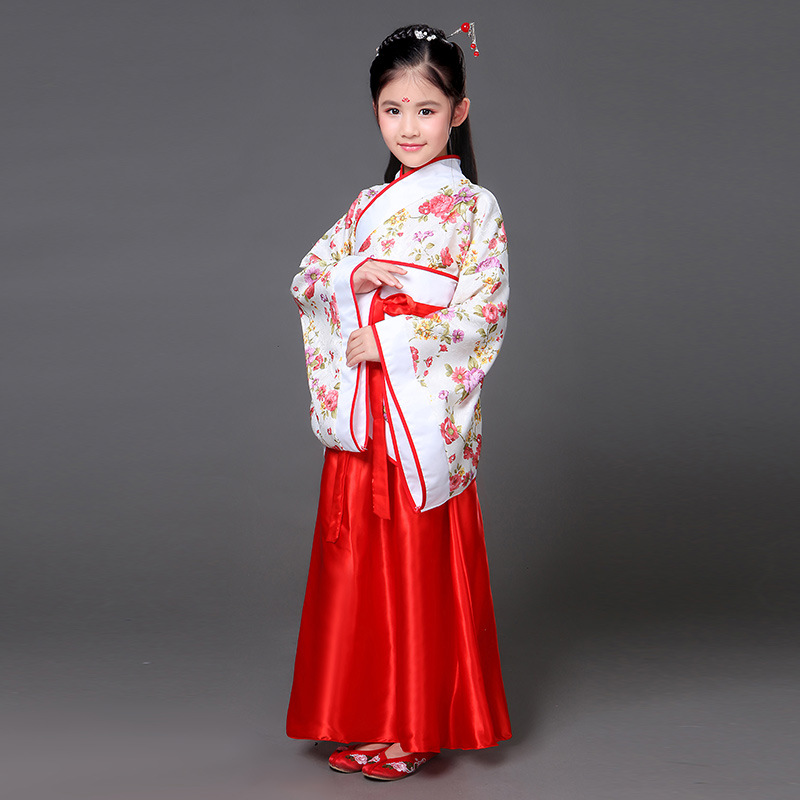 Children's Ancient Costume Fairy Dress Hanfu Princess Imperial Concubine Improved Little Girl Photo Studio Performance Photo Dance Performance Costume