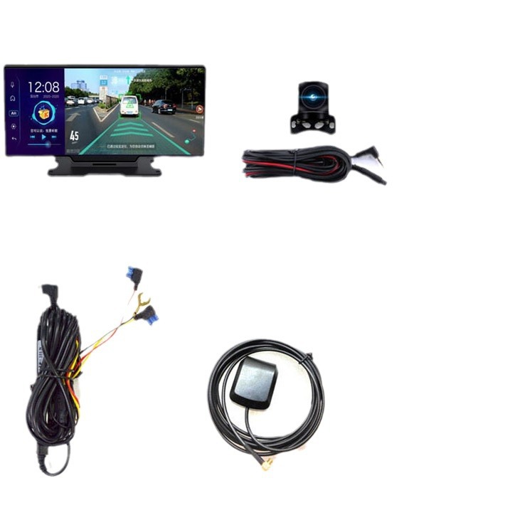 Cross-border new 4G Android Central control desktop HD driving recorder front and rear double recording intelligent navigation reversing image