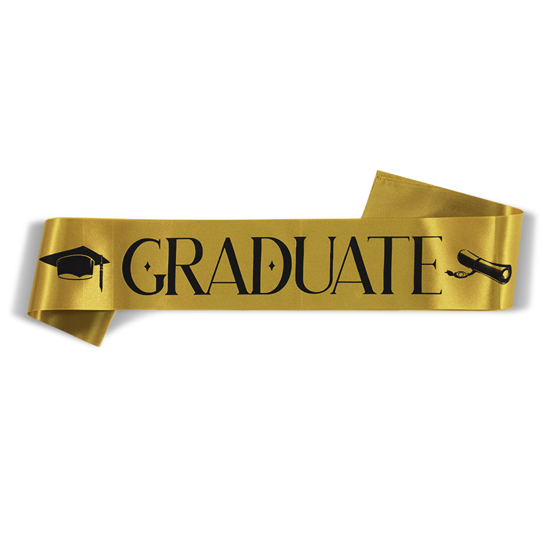 Graduation Season Photo Shoulder Strap Etiquette Belt Glasses Props Crown I Graduated School Graduation Ceremony Supplies