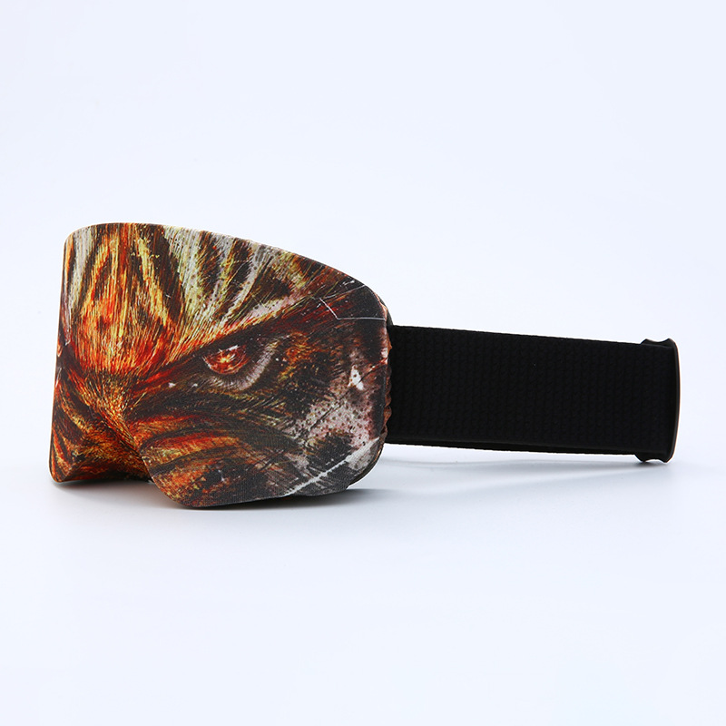 Ski Single and Double Board Snow Goggles Protective Cover Portable Storage Ball Cylindrical Snow Lens Anti-Scratch Lens Cloth/Ski Goggles Cover