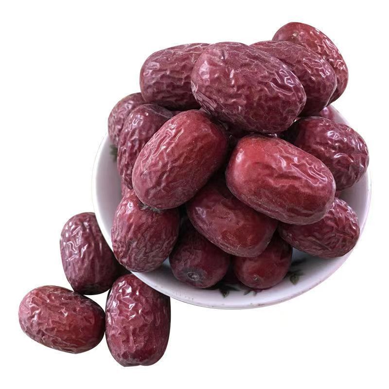 Xinjiang uncleaned gray jujube with soil large red dates bulk meat thick sweet hanging dried gray jujube