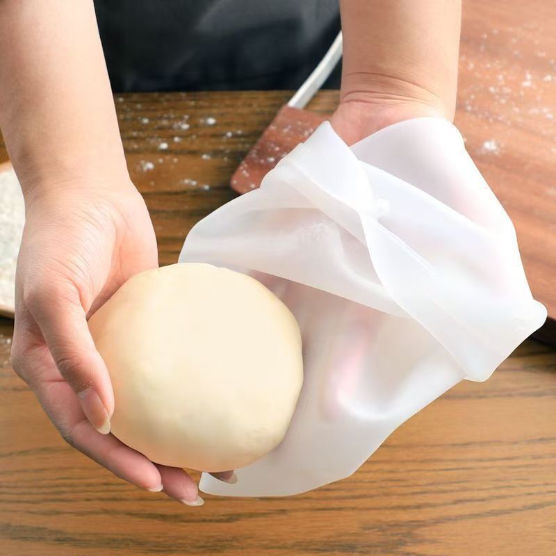 Silicone Kneading Bag Food-Grade Silicone Flour Bag Kitchen Household Non-Stick Dough Making Artifact Does Not Dirty Hands Baking