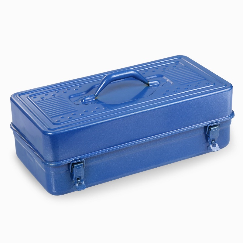 Wholesale Iron Toolbox Single-Layer Thickened Toolbox Factory Direct Sale Single-Handle Household Toolbox