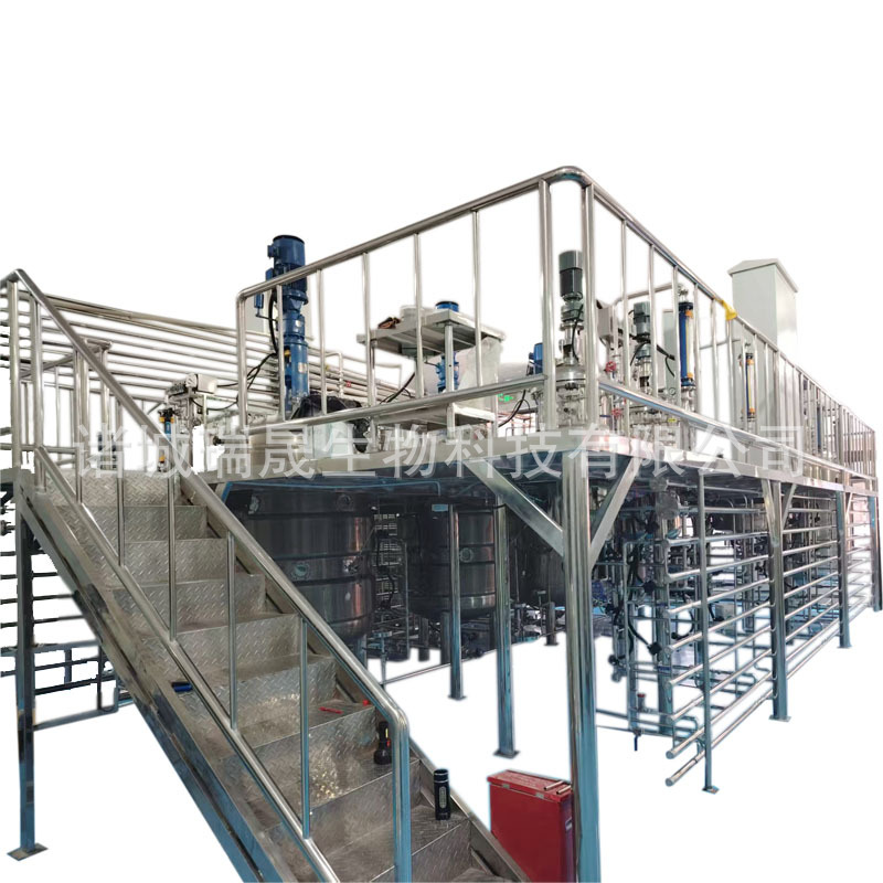 Fully Automatic Biological Fermentation System Stainless Steel Fermentation Tank Equipment Ruisheng Machinery Bacillus Licheniformis Fermentation