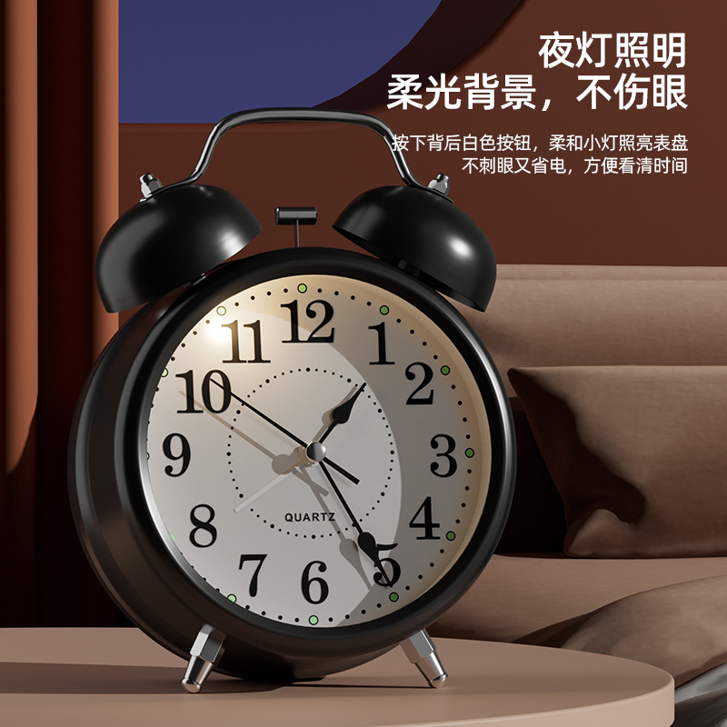 Alarm clock student-specific wake-up artifact strong wake-up smart 2024 new clock small timer cross-border