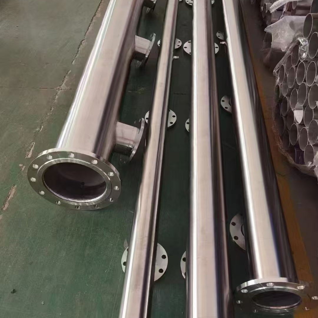 Sanitary Grade 304 Stainless Steel Prefabricated Pipe Sterile Water Pipe Welding Pipe 316L Flange Welded Stainless Steel Pipe Fittings