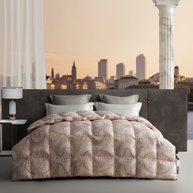 Новое пуховое одеяло с высоким наполнением 2025 года, аналог больших брендов, однотонное, доступная роскошь, стильное, прямая трансляция