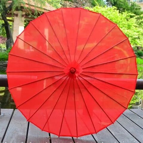 Древний стиль шелковый зонт, зонт для танца ханфу, китайский модный показ зонт, однотонный зонт, имитация масляного бумажного зонта, ретро стиль