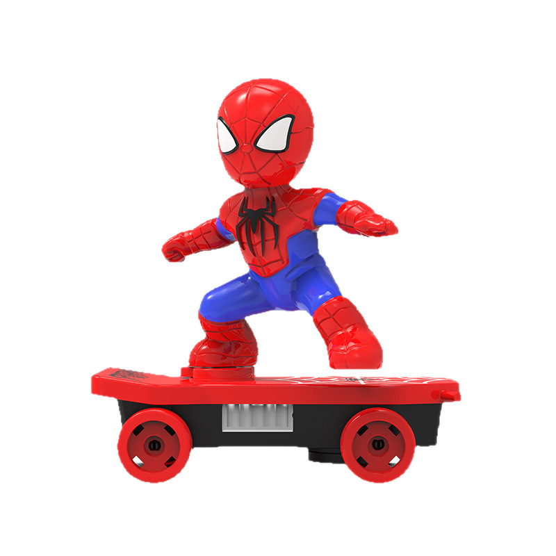 Spider Tumble Man Stunt Car Children's Toy Car Boy Baby Kids Electric Spider Scooter Man TikTok