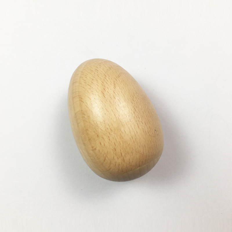Wooden Sandy Egg Sand Ball Orff Percussion Instrument Children's Baby Toy Kindergarten Teaching Aid Performance