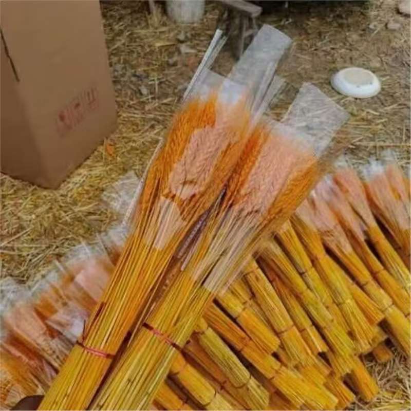 Factory direct opening barley flower basket natural gold wheat ear dried flower bouquet living room pastoral decoration ornaments
