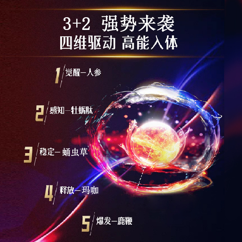 Men's Tablet Candy, Ginseng Deer Whip Tablets, Men's Nourishing Health Care Oyster Peptide Deer Whip Pills, Oyster Tablets, Drop Shipping