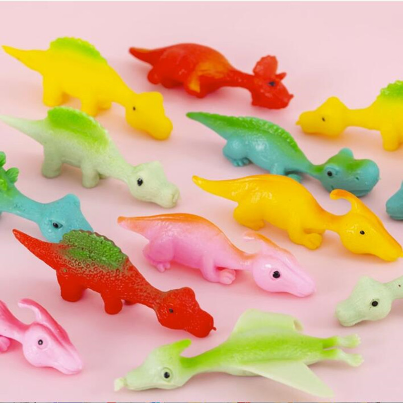 Catapult dinosaur finger Turkey slingshot decompression creative trick vent fun sticky wall toy children student gift