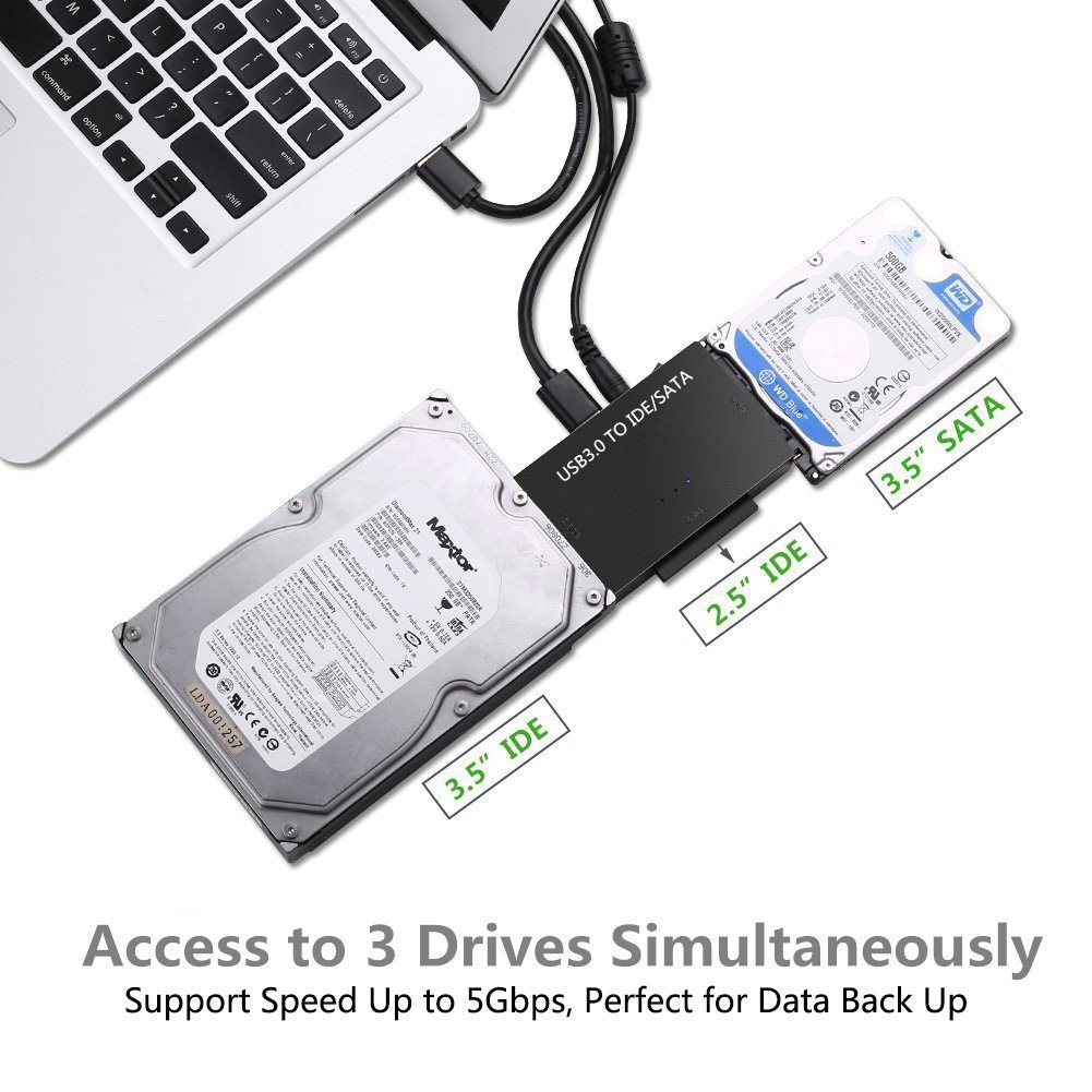 Hard disk drive easy drive cable 3.5 inch 2.5 Universal IDE/SATA to USB3.0 external adapter box