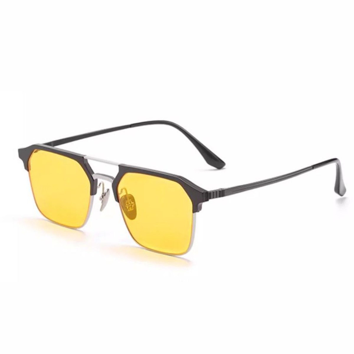 Day and Night Driver Driving Dual-Use Special Photochromic Night Vision Goggles Night Anti-High Beam Half-Frame Night Vision Goggles