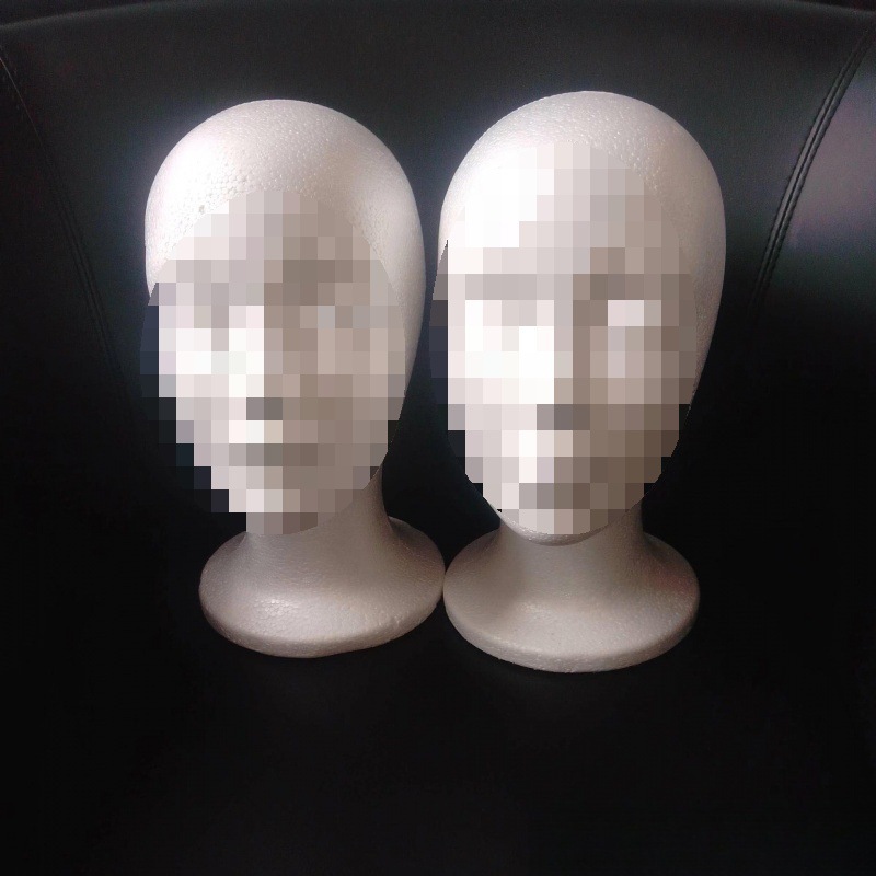 Foam Head Mold Wig Hair Lady Packaging Trimming Dummy Head Model Support Mold Placement Model Head Wholesale