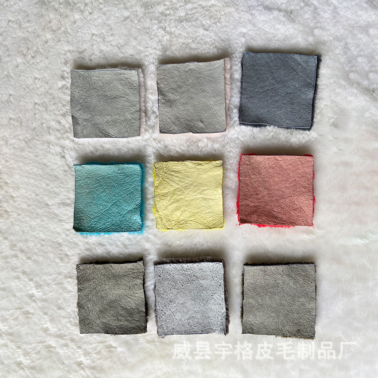 10*10cm fur block and rubber rod friction can be electrostatic fur integrated leather sheep shear fur block