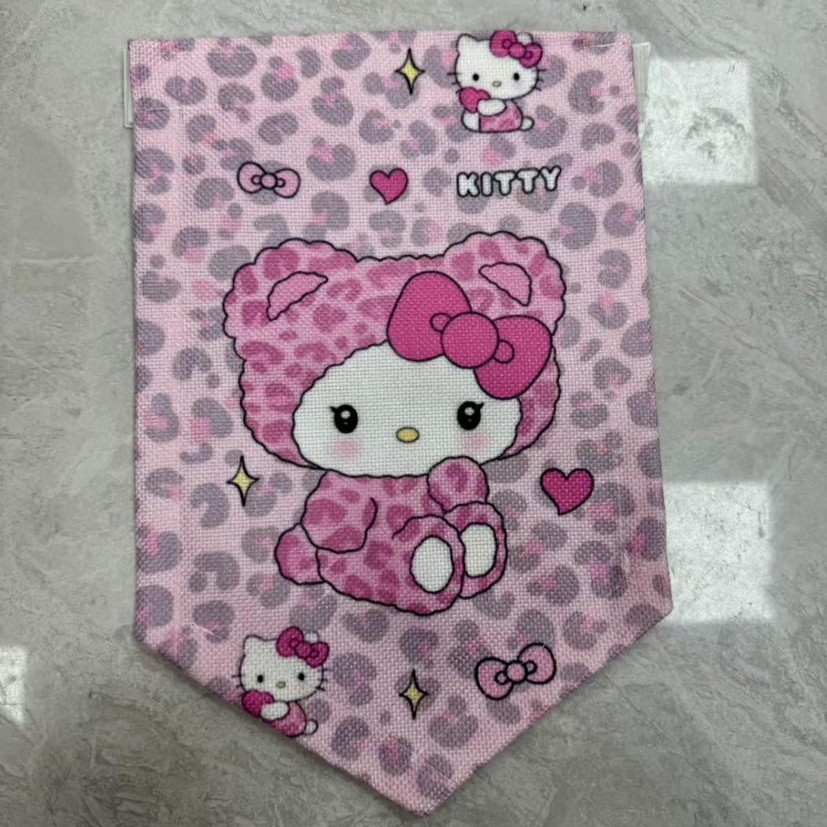Cute Hello Kitty Bedroom Door Curtain Flag Curtain Girly Hello Kitty Cardboard Partition Room Ins Decoration