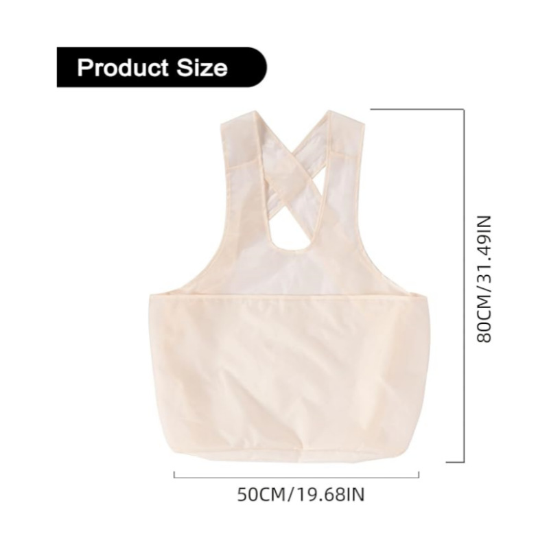 Cross-Border Amazon Temu Household Portable Clothes Drying Bag Clothes Drying Apron Women's Hanging Clothes Bib Wholesale