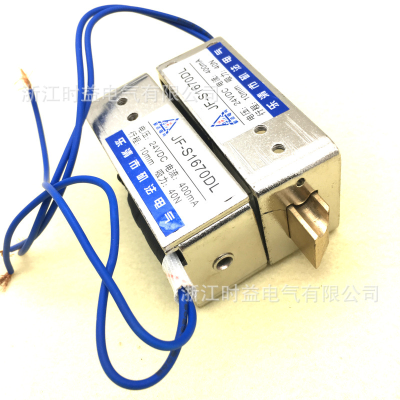 Push-pull DC electromagnet Frame electromagnet for JF-S1670DL door lock 12V 24V 48V