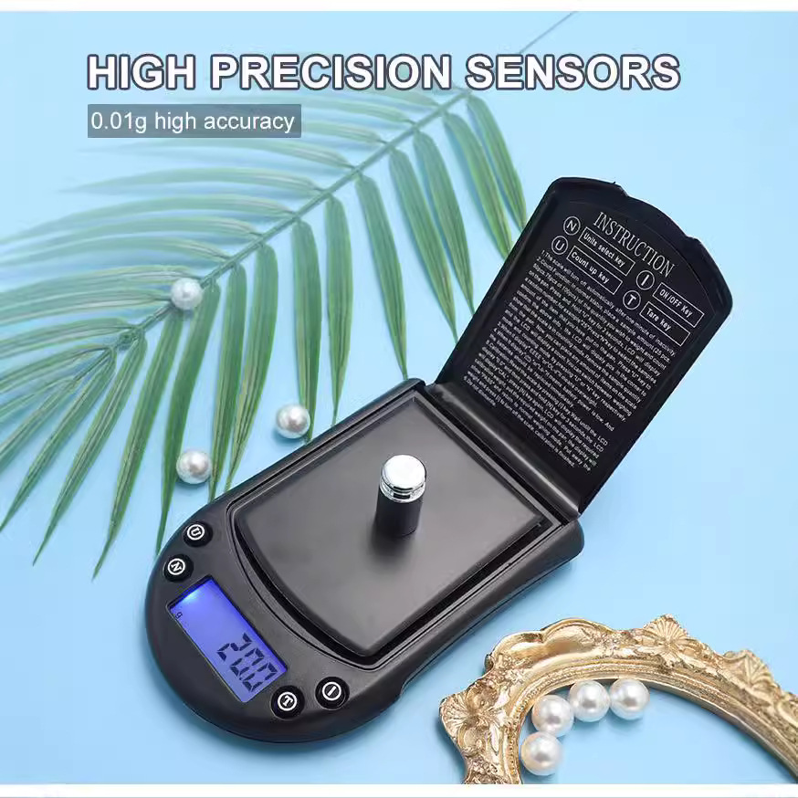 В наличии, высокоточные электронные весы, маленькие портативные ювелирные весы, карманные электронные весы A07, кухонные весы 0.01G
