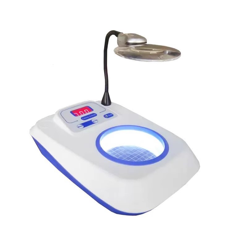 Bacteria Detector Colony Counter Semi-Automatic Bacteria Inspection Instrument Test Rechargeable Voice Broadcast Xk97-A